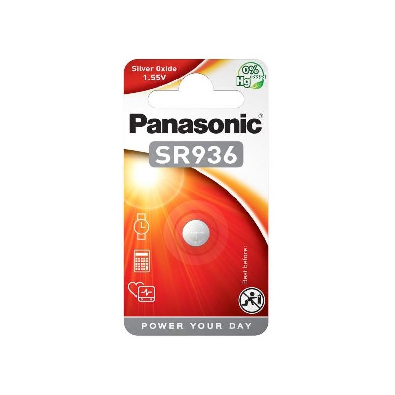Panasonic Silberoxid/Uhrenbatterie - SR936 - Packung à 1 Stk._14619