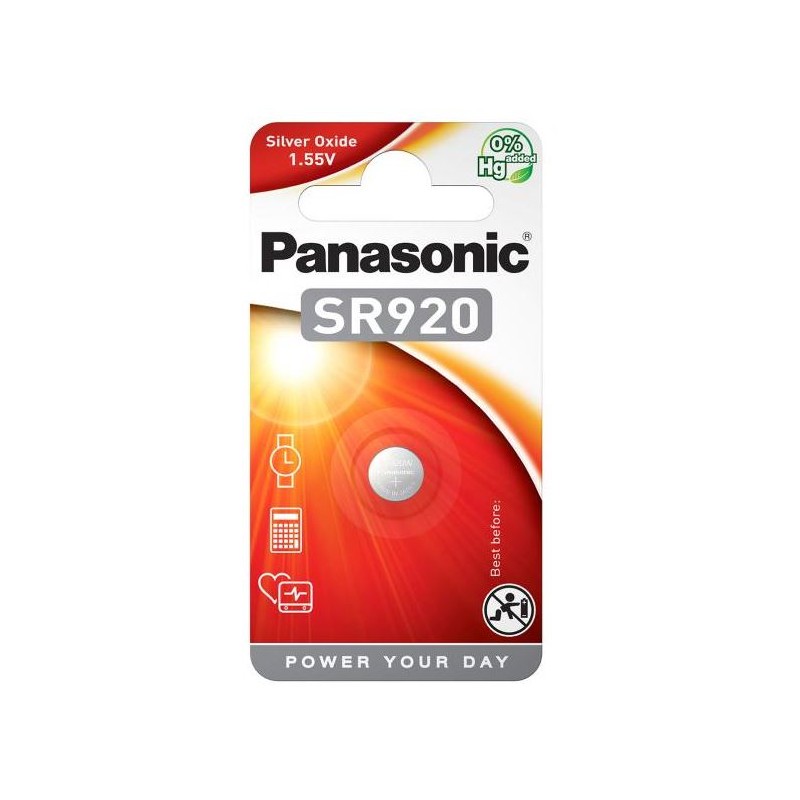 Panasonic Silberoxid/Uhrenbatterie - SR920 - Packung à 1 Stk._14621