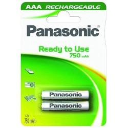 Panasonic Akku AAA - 750mAh - Packung à 2 Stk._14626