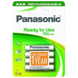 Panasonic Akku AAA - 750mAh - Packung à 4 Stk._14627