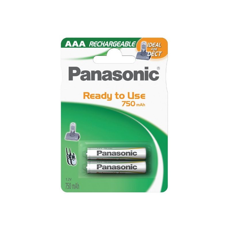 Panasonic DECT Akku AAA - 750mAh - Packung à 2 Stk._14630