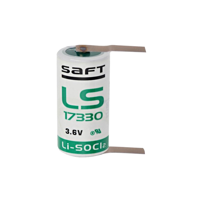 Saft - LS17330-2PF (2/3A) +1/-1 Pin (2 Lötpins)_14986