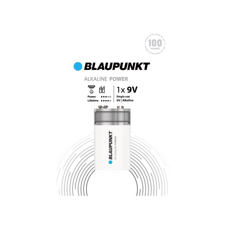 Blaupunkt Power Alkaline E - 9V - Packung à 1 Stk._15027