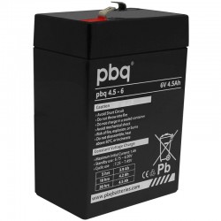 pbq Standard Bleiakku 4.5-6 - 6V - 4.5Ah_9958