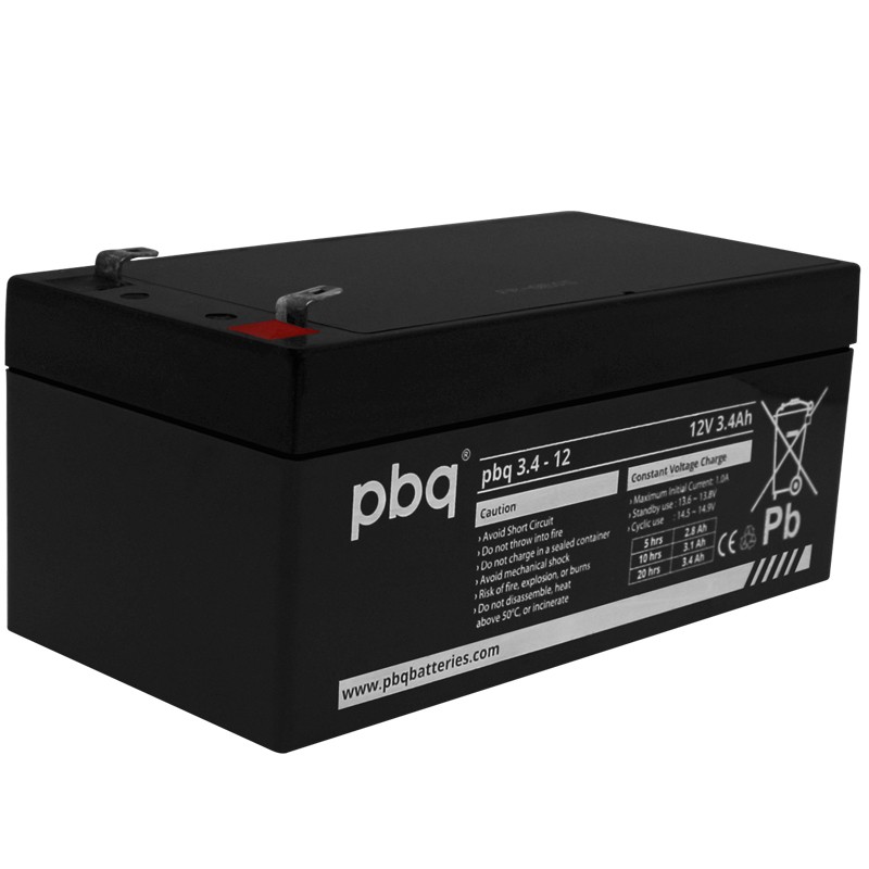 pbq Standard Bleiakku 3.4-12 - 12V - 3.4Ah_9962