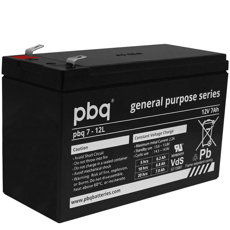 pbq batterie standard 7-12L - 12V - 7Ah